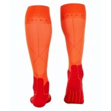 Falke Skisocke SK5 (für Wettkämpfer, ultraleichte Polsterung) orange Damen - 1 Paar